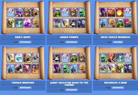Guide to the best Clash Royale deck for Arena 4 .